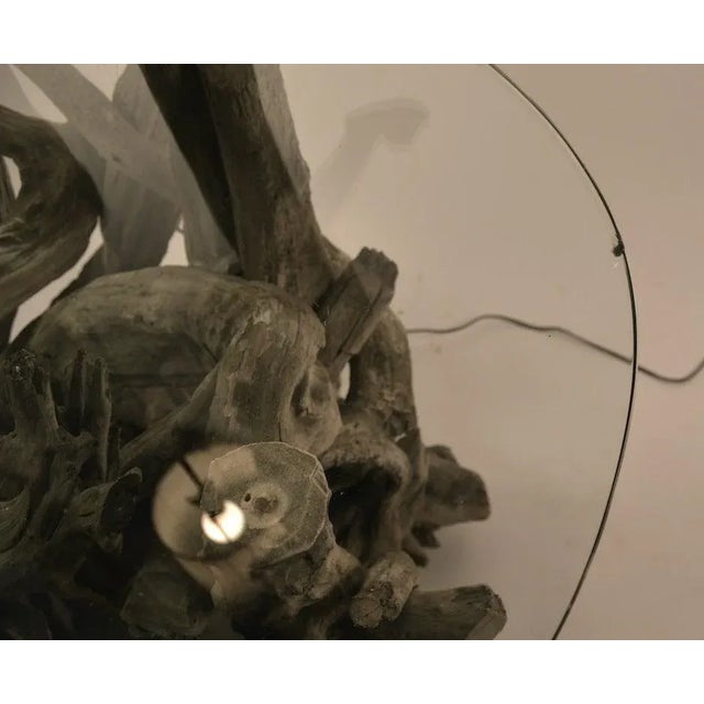 Large Driftwood Lamp Table or Floor Lamp For Sale - Image 4 of 7