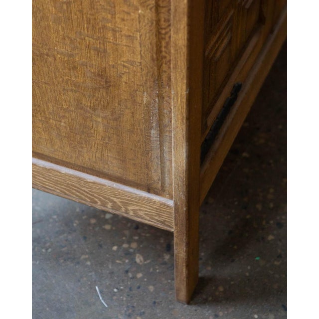 1970s Danish Modern Henning Kjærnulf Danish Oak Sideboard Credenza, Attributed For Sale - Image 10 of 14
