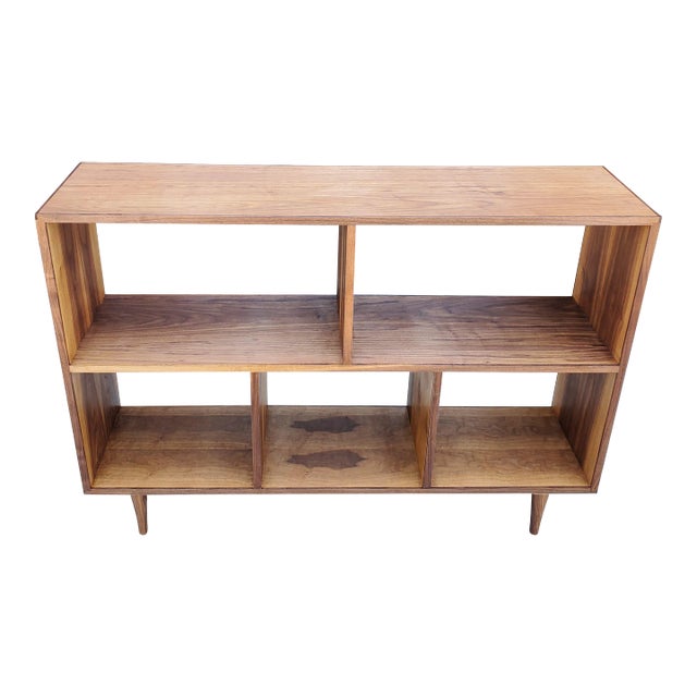 Mid-Century Modern Style Walnut Bookcase For Sale