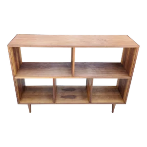 Mid-Century Modern Style Walnut Bookcase