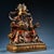 Chinese Large Vintage Gilt Bronze God of Wealth Statue - Chinese Caishen Sculpture With Polychrome For Sale - Image 3 of 10