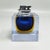 1960s Stunning Blue and Yellow Table Lighter in Murano Sommerso Glass By Flavio Poli for Seguso. Made in italy The item is...
