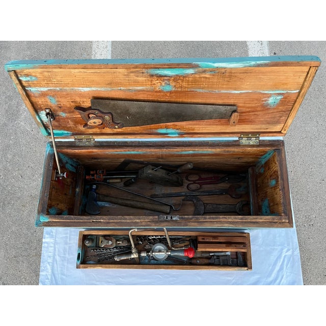 Antique Carpenter’s Chest For Sale - Image 11 of 12