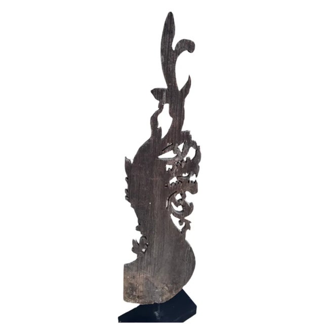 Mid 19th Century Antique Thai Naga Temple Finial For Sale - Image 5 of 8