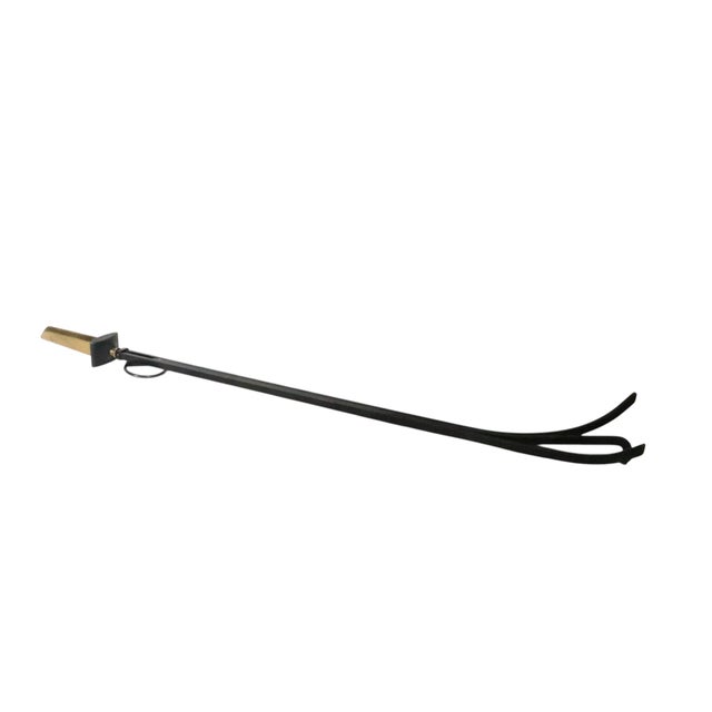 Metal Mid 20th Century Donald Deskey Fireplace Tool For Sale - Image 7 of 12