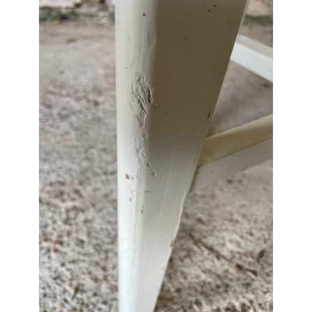 Vintage Wooden Stool, 1950s For Sale - Image 15 of 18