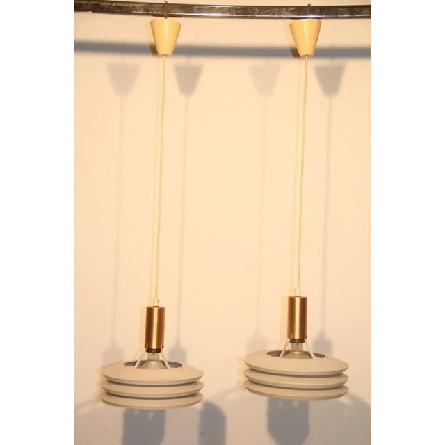 Minimalist Danish Ceiling Lamps from En Voss Belysning, 1950s, Set of 2 For Sale - Image 15 of 15