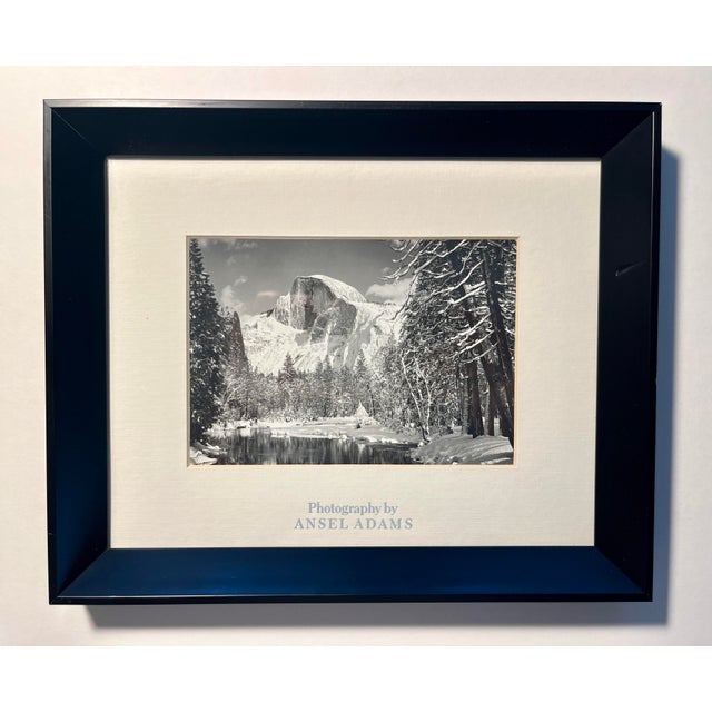 Set of 2 Ansel Adams Half Dome, Merced River, Yosemite & Moonrise, Hernandez, NM Photographs 1. Half Dome, Merced River,...