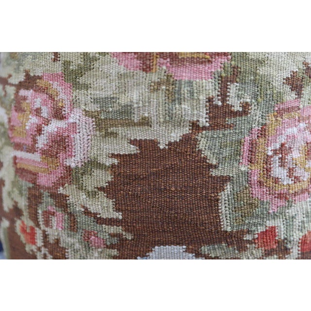 Bessarabian Hand-Woven Wool Pillow For Sale - Image 4 of 7