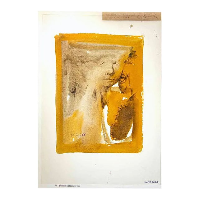 Leo Guide, Portrait, Drawing, 1964 For Sale