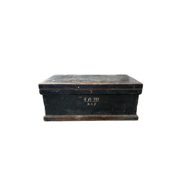 Vintage Wooden Tools Chest For Sale - Image 4 of 4