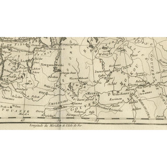 Northern Europe and Arctic Regions Map by Rigobert Bonne, 1780 For Sale - Image 6 of 9