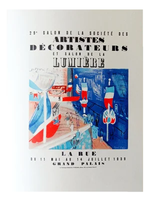 Raoul Dufy, Salon de la Societe des Artistes Decorateurs, Lithograph, 1959