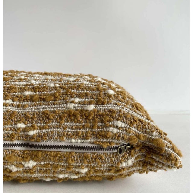 Textile Bloom Home Inc Belgian Linen and Wool Pillow For Sale - Image 7 of 8