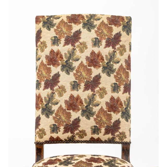 Early 20th Century Renaissance Style Upholstered Chairs, Pair For Sale - Image 5 of 7