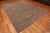 A Beautiful Soft Neutral Earthy Color Tribal Geometric Design Modern Room Size Area Rug, Country of Origin: Central Asia,...
