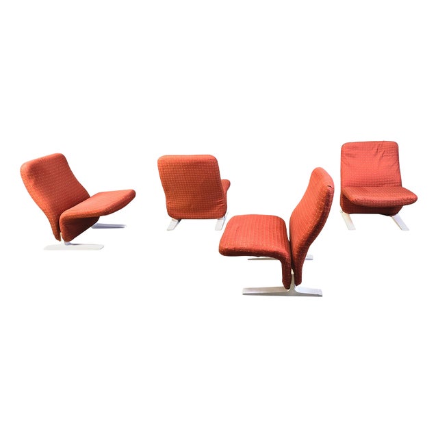 Concorde Chairs from Pierre Paulin, 1960s, Set of 4 For Sale