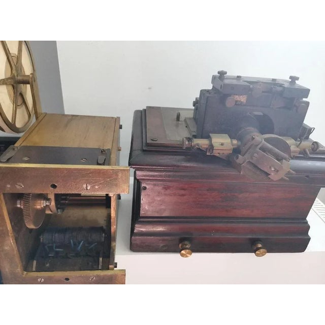 Baudot Multiple-Impression Telegraph by J Carpentier Paris, 1900 For Sale - Image 4 of 13