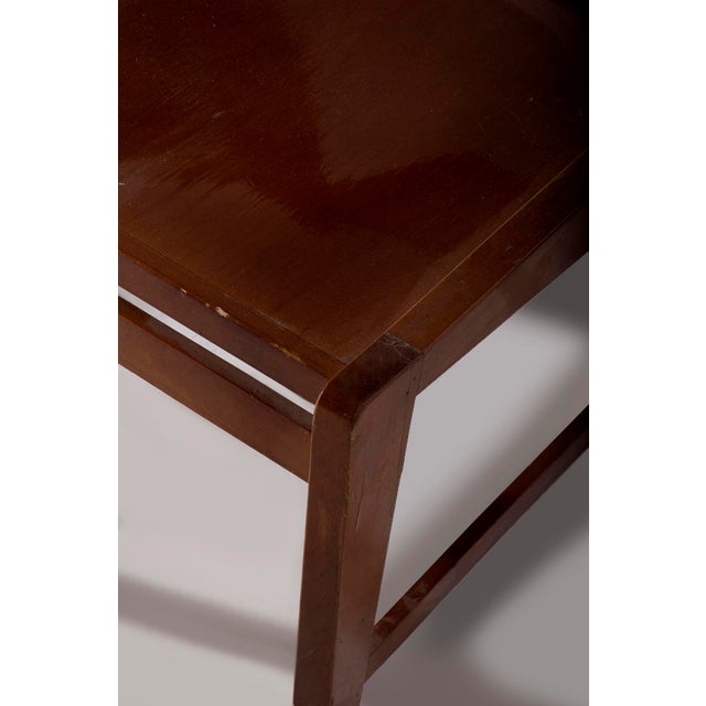 Brown Set of Vintage Wooden Chairs, 1950 For Sale - Image 8 of 15