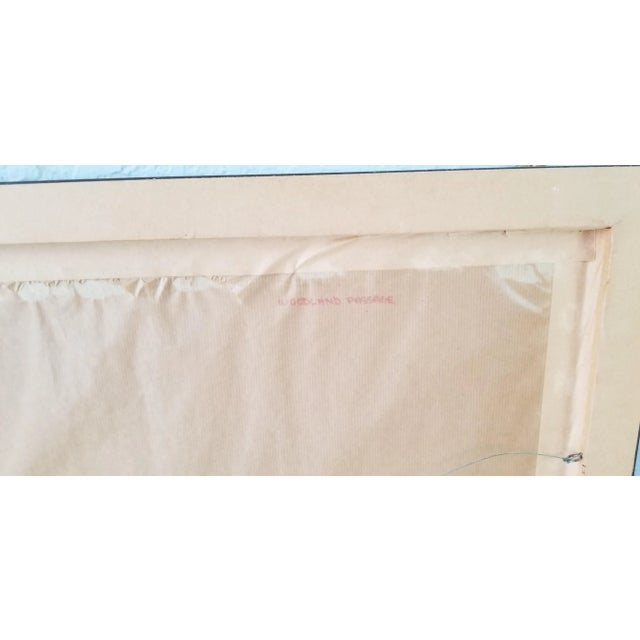 1970 E R Griffing "Woodland Passage" Abstract Painting For Sale - Image 11 of 13