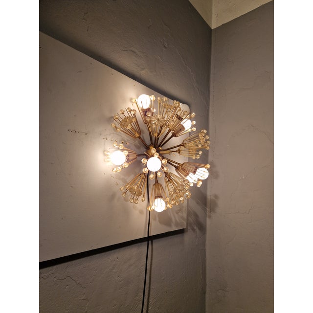 Sputnik Wall Lamps by Emil Stejnar for Rupert Nikoll, Austria, 1960s, Set of 2 For Sale - Image 12 of 17