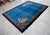 1980s Handmade Rug Blue Turkish Rug - 6'6" X 9'1" For Sale - Image 15 of 18