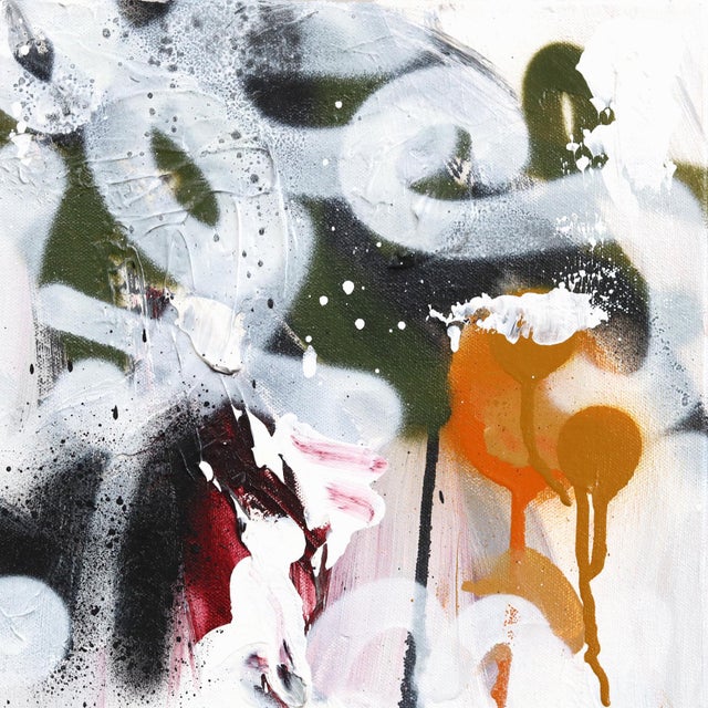 2020s Peace in Chaos - Original Graffiti-Inspired Abstract Mixed Media Painting on Canvas by Amber Goldhammer For Sale - Image 5 of 9
