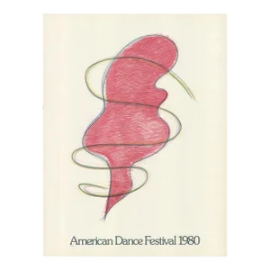 1980 Elizabeth Murray 'American Dance Festival 1980' Offset Lithograph Poster