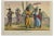 Auguste Wahlen, Ancient African Customs, Lithograph, 1844 For Sale