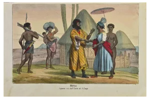 Auguste Wahlen, Ancient African Customs, Lithograph, 1844