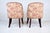 Modern Slipper Chairs in French Country Toile Upholstery For Sale In Philadelphia - Image 6 of 9