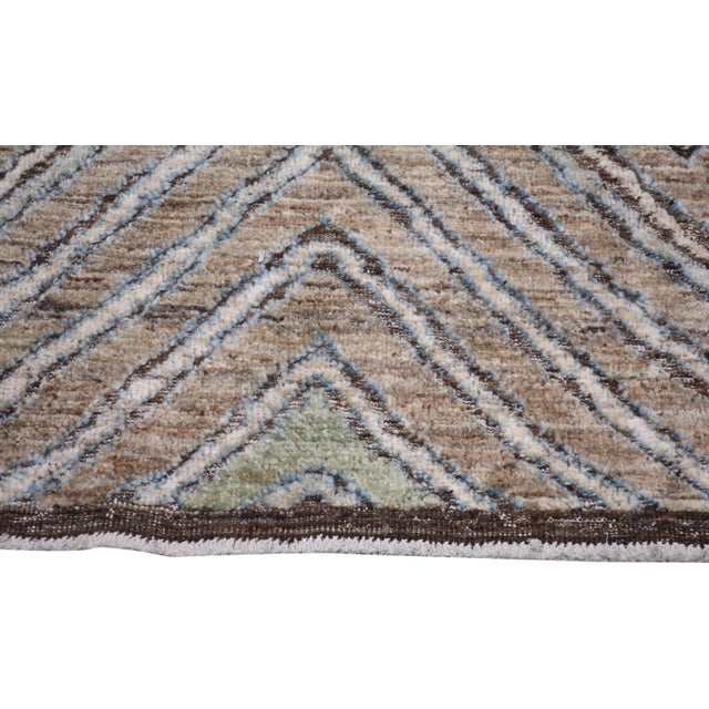 2010s Moroccan Hand Knotted Wool Rug, 9'6"x14' For Sale - Image 5 of 6