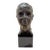 1960s Larry Mohr Dark Bronze Bust Sculpture Signed From Artist Estate For Sale
