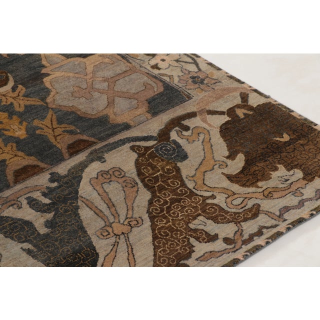 2020s Contemporary Bidjar Style Floral Wool Rug by Rug & Kilim, India For Sale - Image 5 of 11