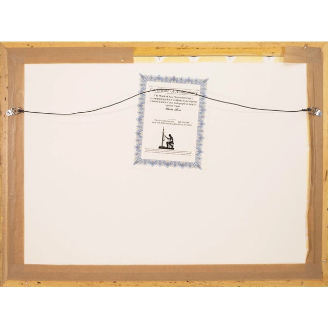 Contemporary Chaim Gross Jerusalem Cafe Signed Contemporary Color Lithograph on Paper Ap For Sale - Image 3 of 6