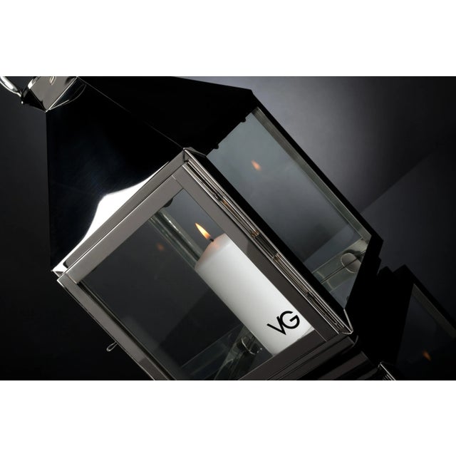 Small Lanterna Top Pyramid-Shaped in Acciaio Inox from VGnewtrend For Sale - Image 4 of 7