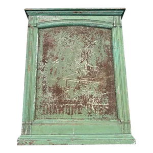 Antique Victorian Diamond Dyes Country Store Display Cabinet
