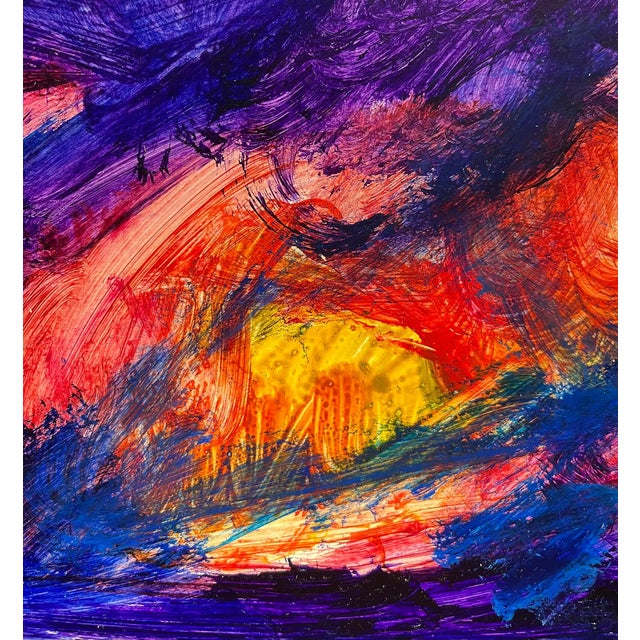 Jean Krille, Landscape 132, Oil on Canvas, 1988 For Sale - Image 9 of 11