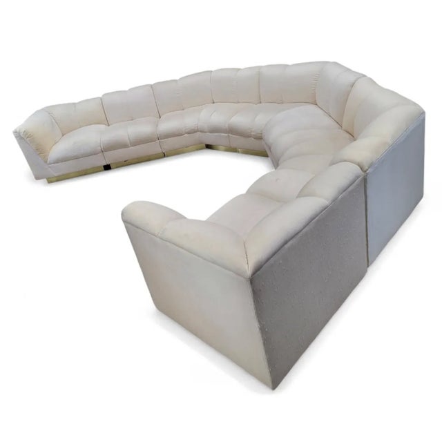 Vintage Modern 6 Piece Sectional Sofa For Sale In Chicago - Image 6 of 9