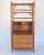 Mid-Century Modern Vintage Palm Beach Style Etagere W/ Enclosed Desk Drawers & Shelves For Sale - Image 3 of 12