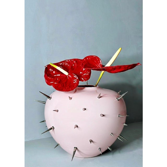 Handcrafted Stoneware Vase by Neo Design Studios For Sale - Image 4 of 10