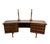 Mid-Century Curved Walnut Executive Desk from Morris of Glasgow, 1950s For Sale - Image 11 of 11