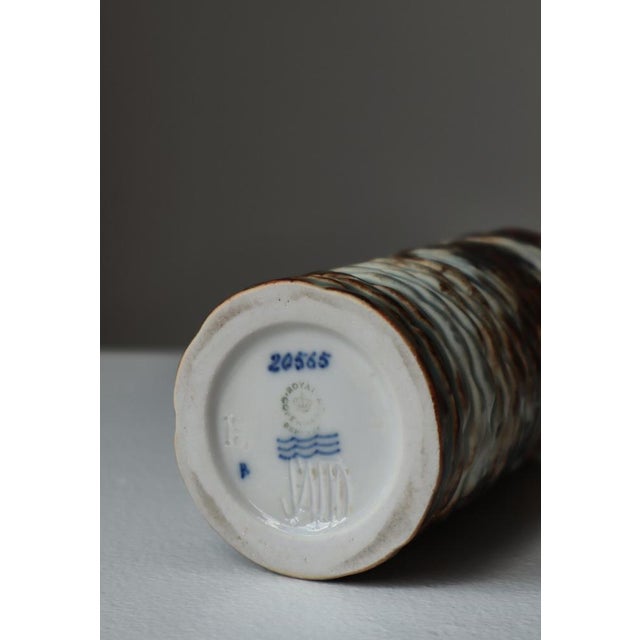 Scandinavian Modern Stoneware Vase attributed to Axel Salto for Royal Copenhagen, 1960s For Sale - Image 9 of 13
