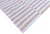 Handwoven Cotton Area Rug, Vegetable Dyed, Pink and Cream Striped Dhurrie - 6'x9' For Sale - Image 6 of 10