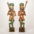 Antique Large Solid Wood Rajasthani Royal Guard Gatekeeper Figurines - a Pair For Sale - Image 13 of 13