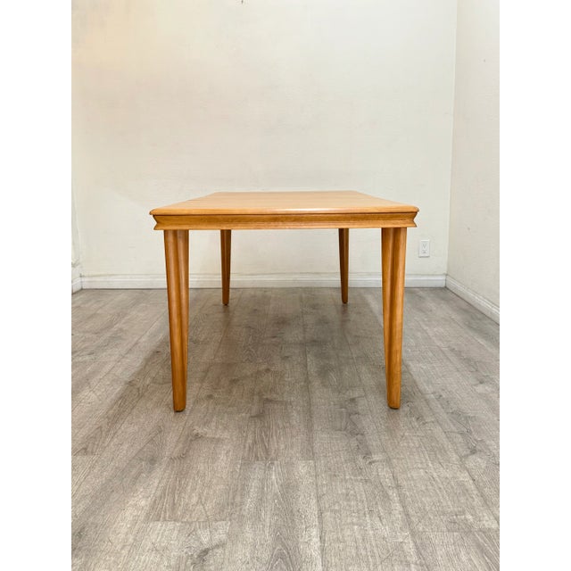 Wood Mid Century Modern Dining Table For Sale - Image 7 of 9