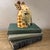 Perfect gloss glaze hand painted ceramic giraffe bust. 7” x 5” x 3”