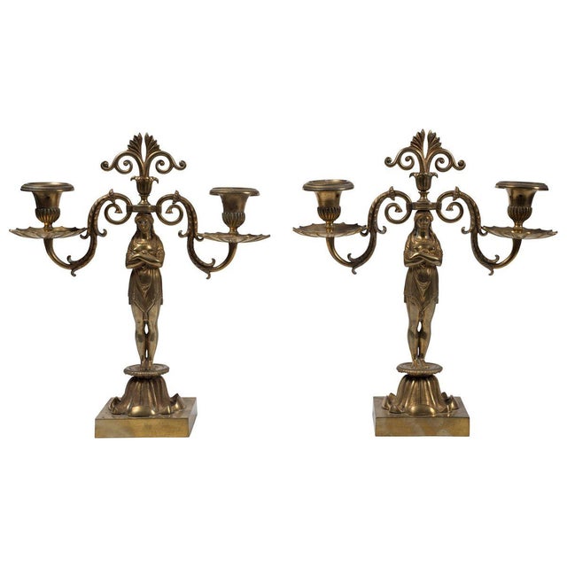 Vintage French Candelabras, Set of 2 For Sale - Image 6 of 6