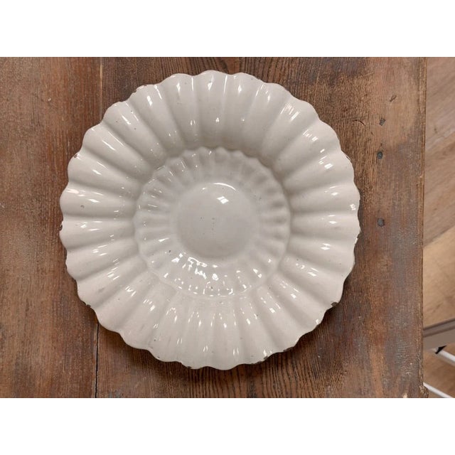 Dutch Delft White Gadrooned Charger, 17th Century For Sale - Image 6 of 6