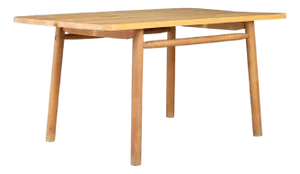 Dining Table in Beechwood by Pierre Gautier-Delaye, France, 1950s